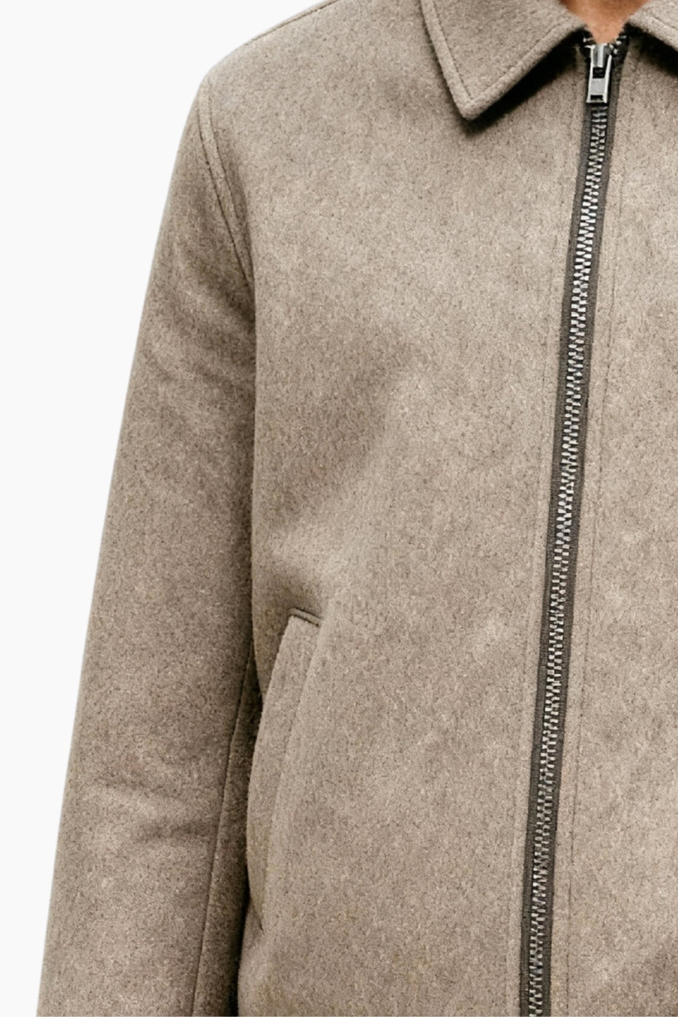 Beige Cashmere Jacket