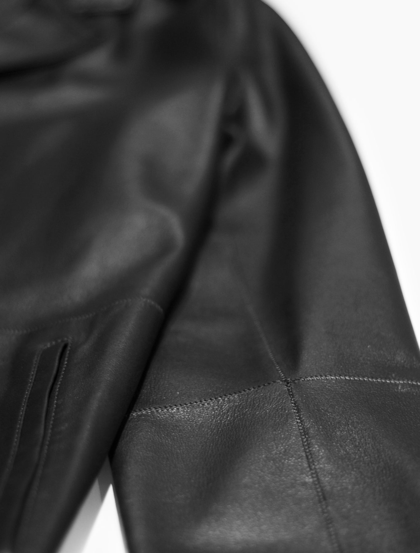 Double Faced Blue & Burgundy Leather Jacket