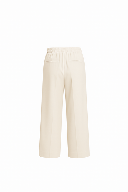 Straight Fit Wool Trousers