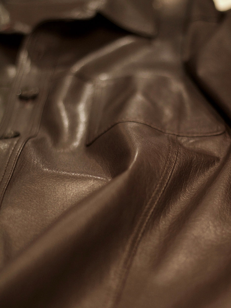 Lightweight Leather Shirt