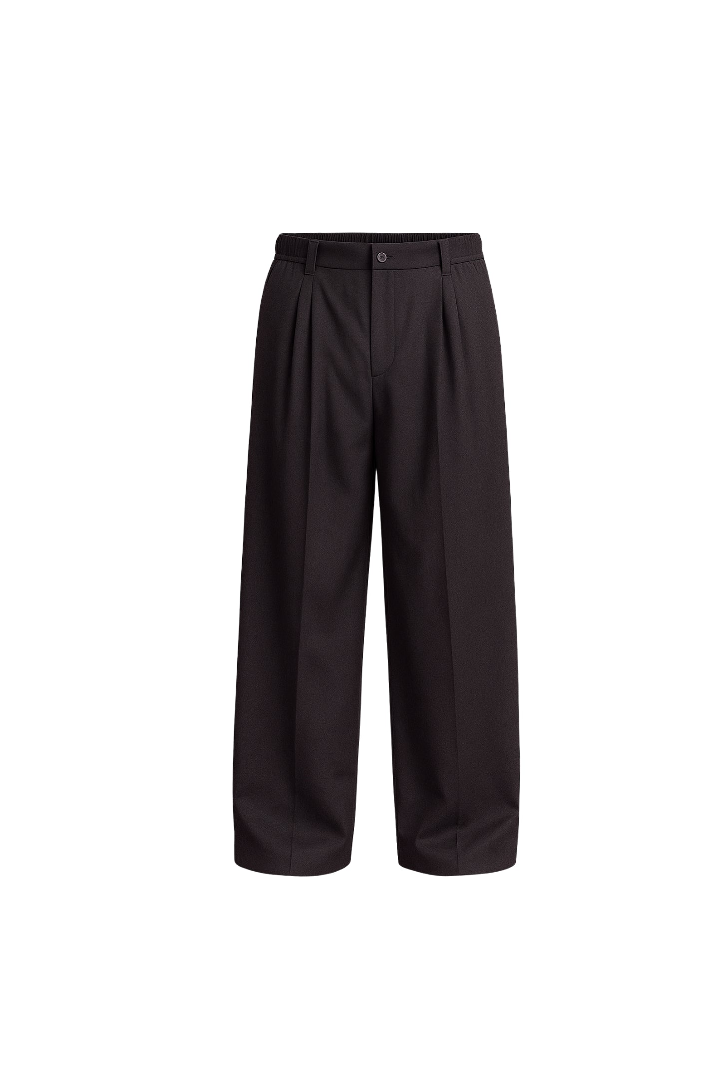 Wool Loose Fit Trousers