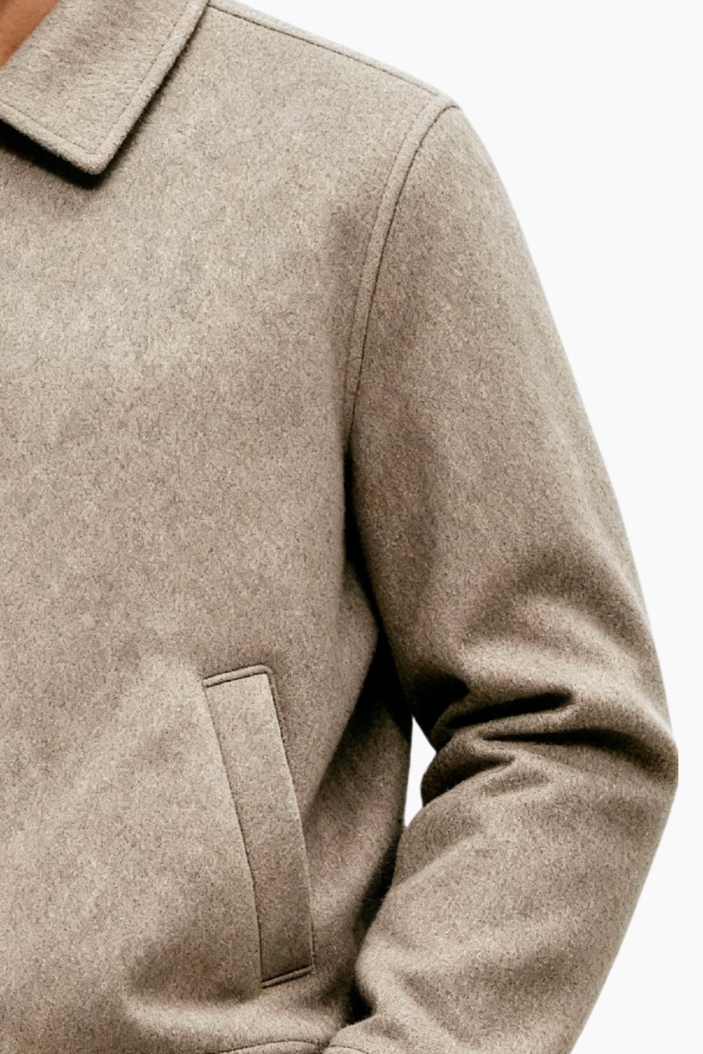 Beige Cashmere Jacket