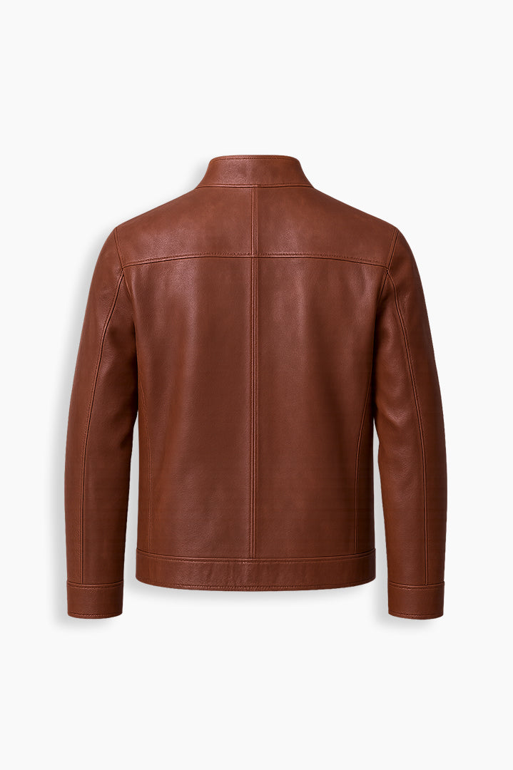 Black Lambskin Leather Jacket
