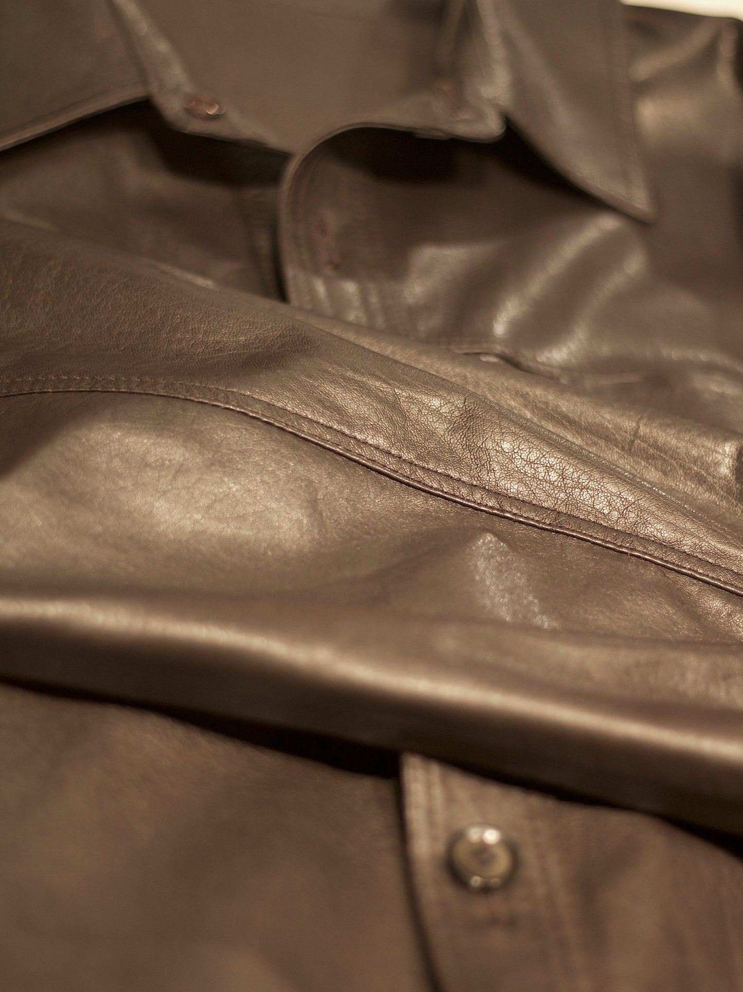 Lightweight Leather Shirt