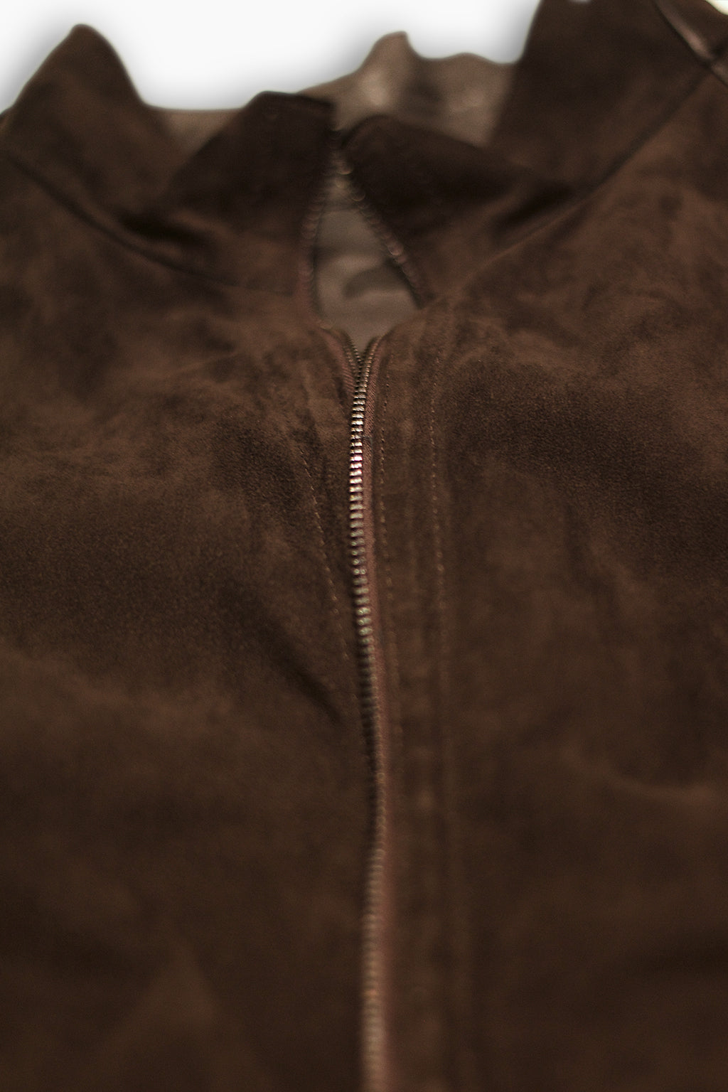 Double Faced Suede & Leather Jacket