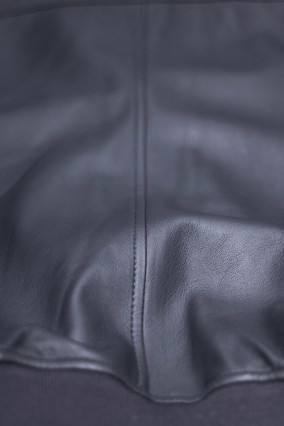 Reversible Blue Leather Jacket