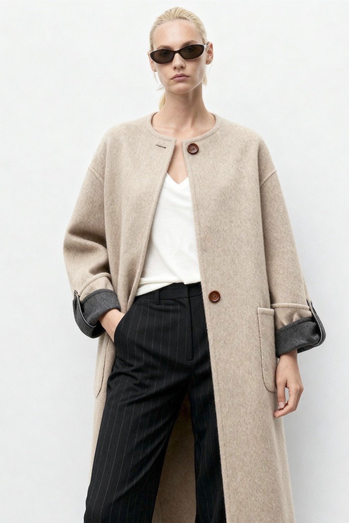 Double Faced Cashmere Coat